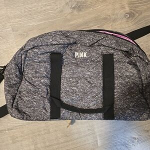 PINK brand Heathered Duffel Bag new with tags